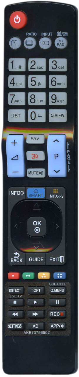 

Пульт ду lg AKB73756502
