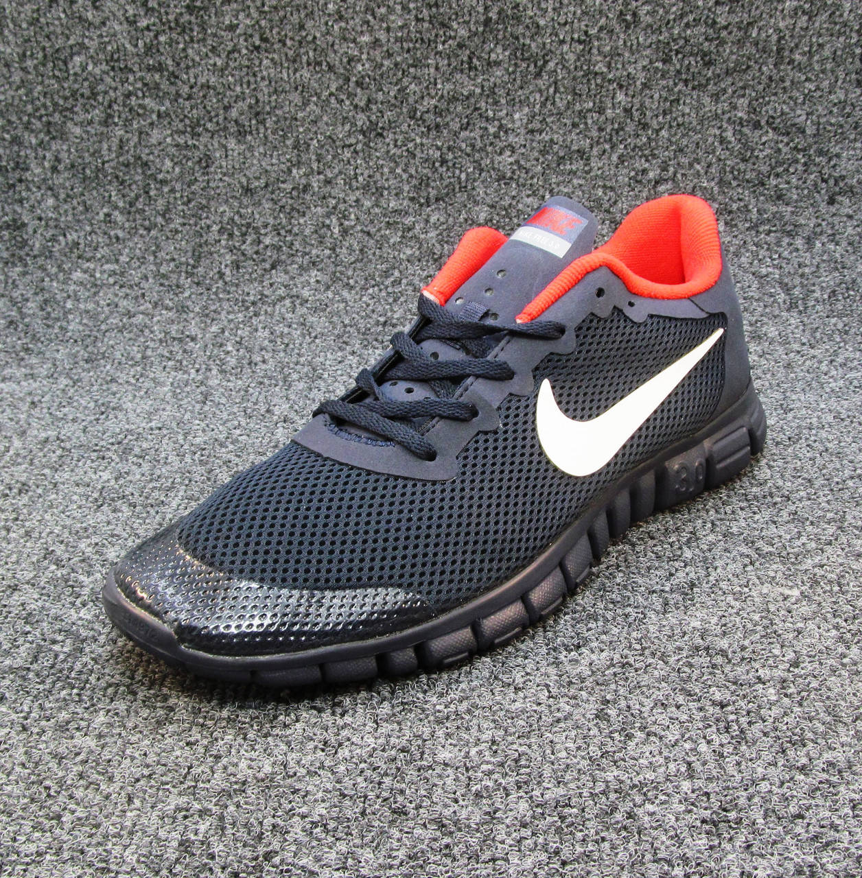 

Кроссовки мужские Nike Free Run 3.0 сетка сине-белые ( фри ран)(р.41,44,46), Синий