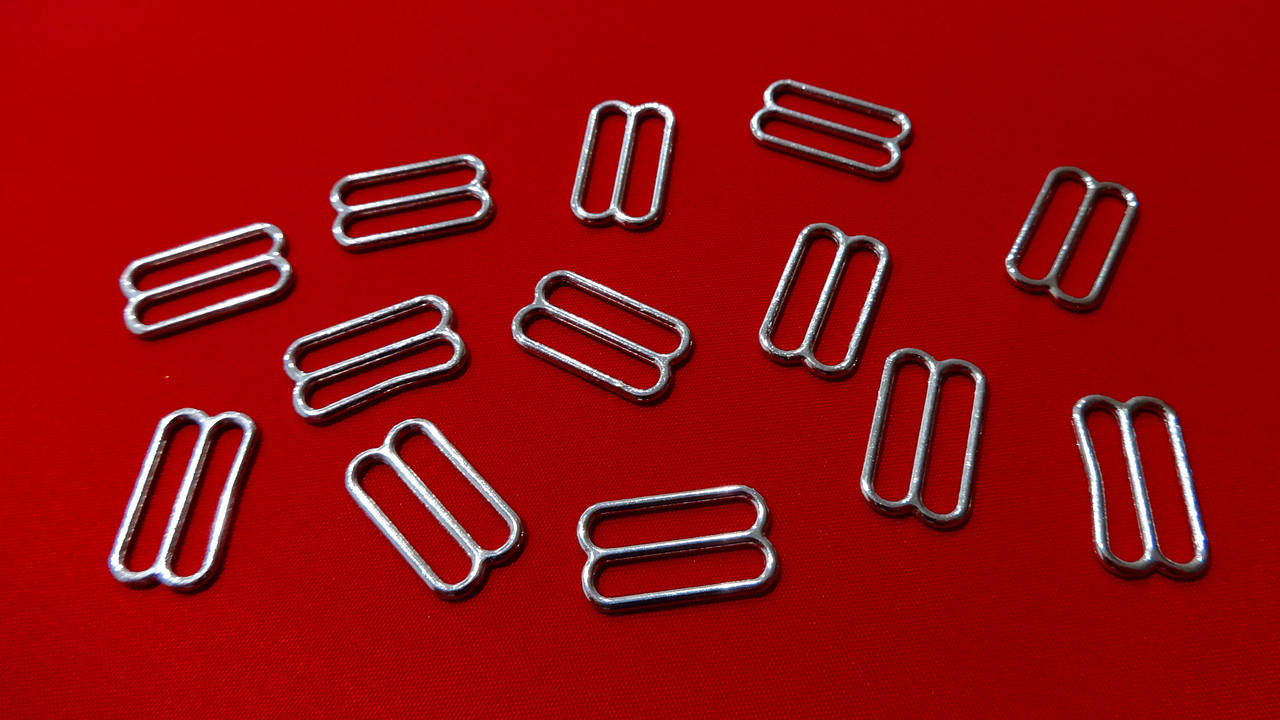 

Регулятор для бретелей петелька металл 1,5 см никель