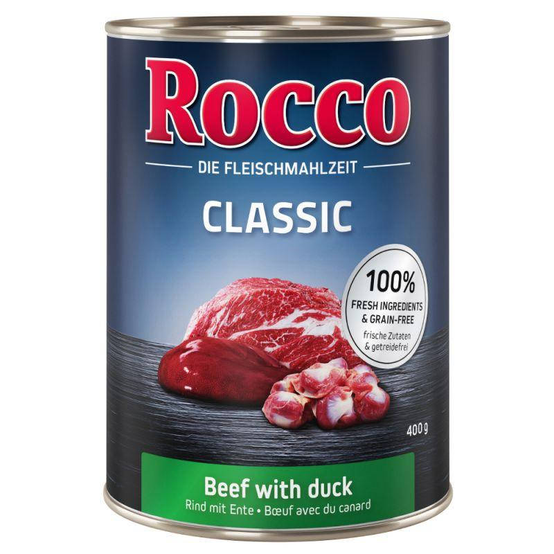

Rocco Classic консервы для собак с мясом говядины и утки (400г)