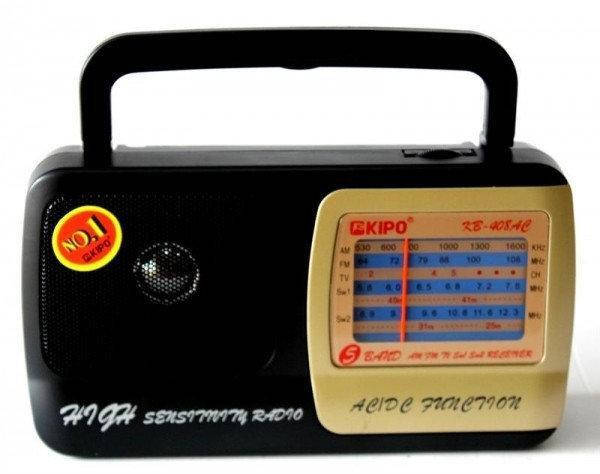 

Радиоприемник на батарейках KIPO KB-408AC, Fm Радіо приймач от сети и батареек, Fm радио.