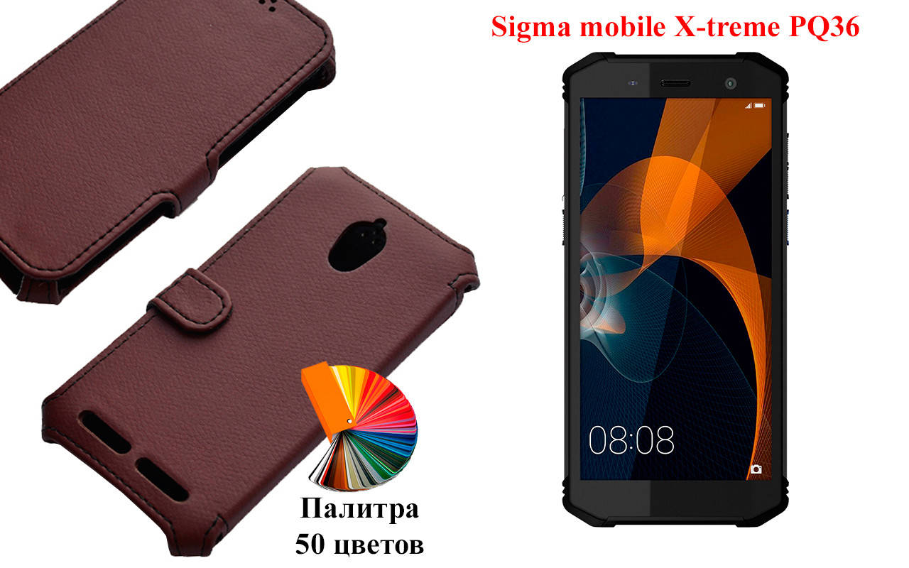 

Чехол-книжка с кредиткою Sigma mobile X-treme PQ36, Черный