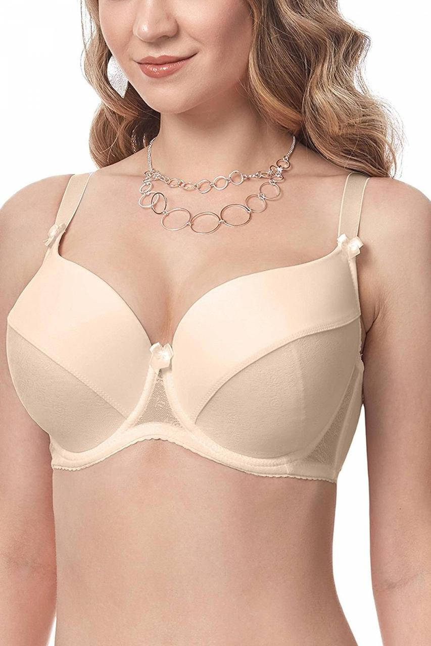 

Бюстгальтер с уплотнённой чашкой max Vena VB- 231 бежевый