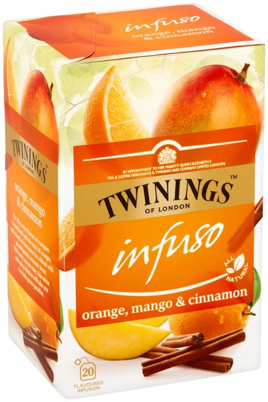 

Чай Твайнінгс Twinings Infuso Orange, Mango, Cinnamon 20пак.