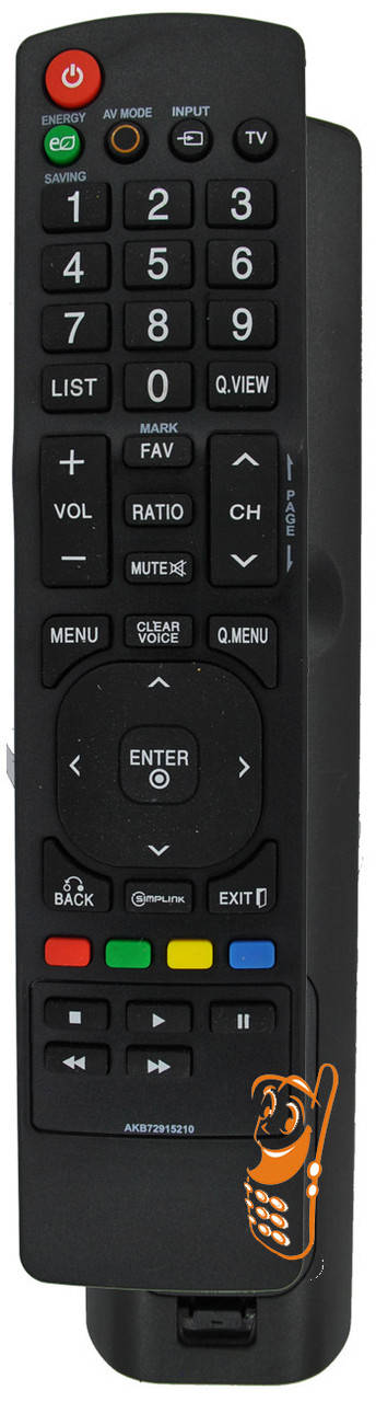 

Пульт LG AKB72915210 (TV.LCD.TXT) - пульт для телевизора LG, Черный