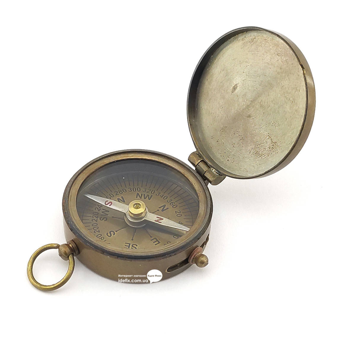 

Компас бронзовый с крышкой d-5см h-2см (33976)