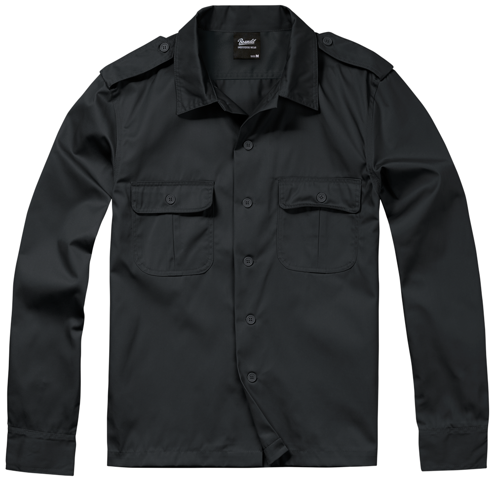 

Рубашка Brandit US Shirt longsleeve. р.XL, Черный