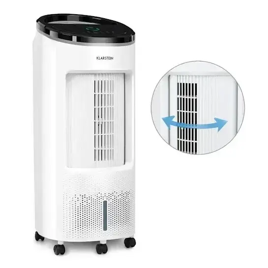 

Мобильный кондиционер Klarstein IceWind Plus Воздухоохладитель 4-в-1 330 м³/ч