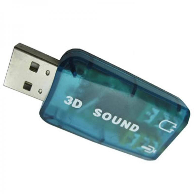

USB звуковая карта 3D Sound card 5.1 внешняя