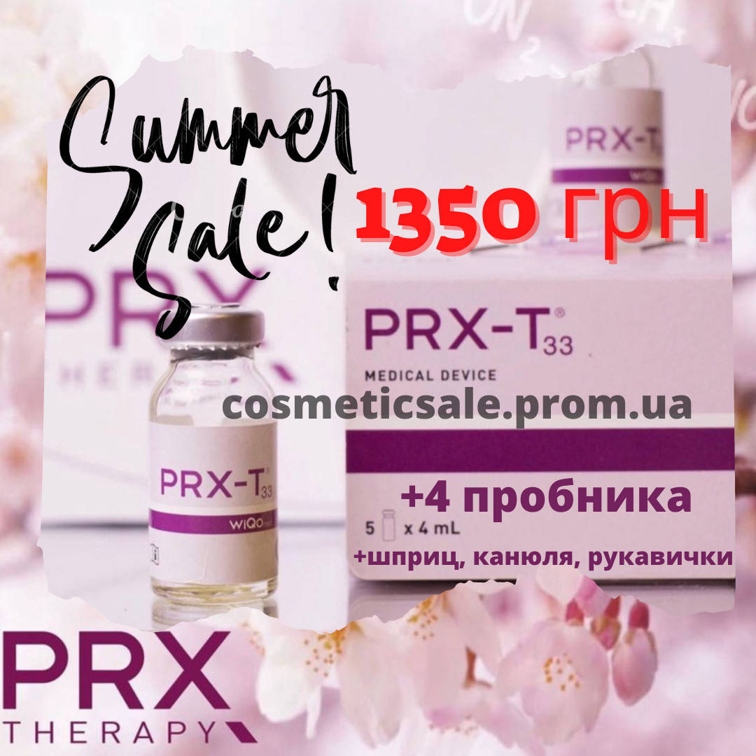 

PRX-T33, 4 пробника+шприц+перчатки+канюля. ОРИГИНАЛ.