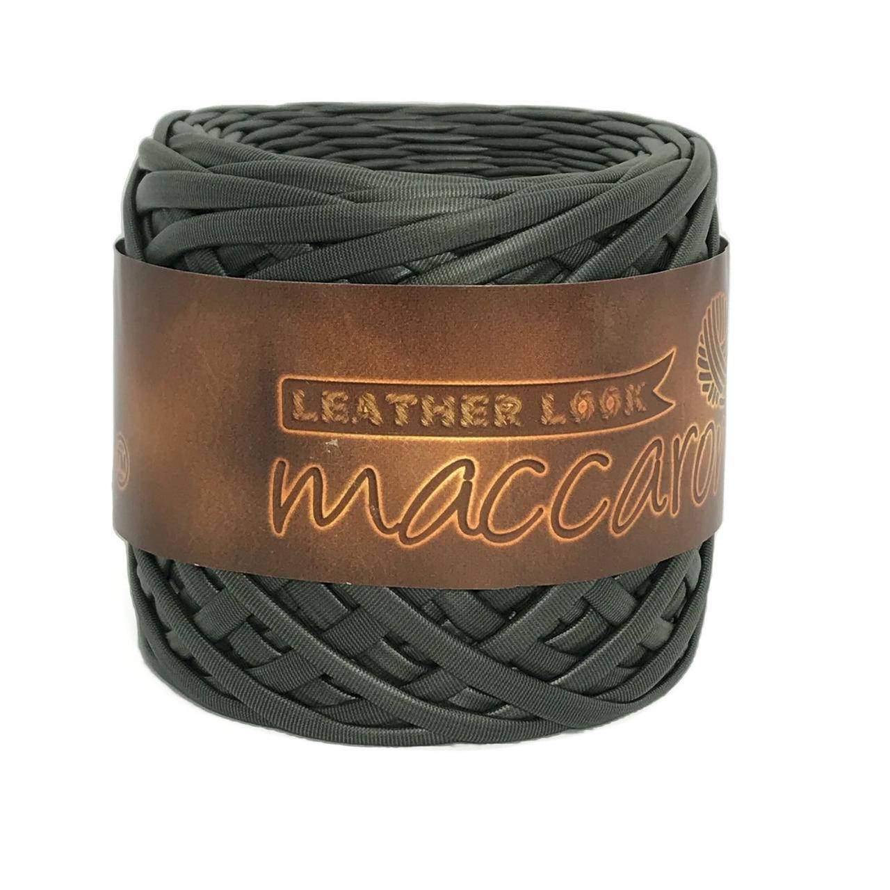 

Полиэстеровая пряжа под кожу Leather Look Maccaroni , темно-зеленый, Зелёный