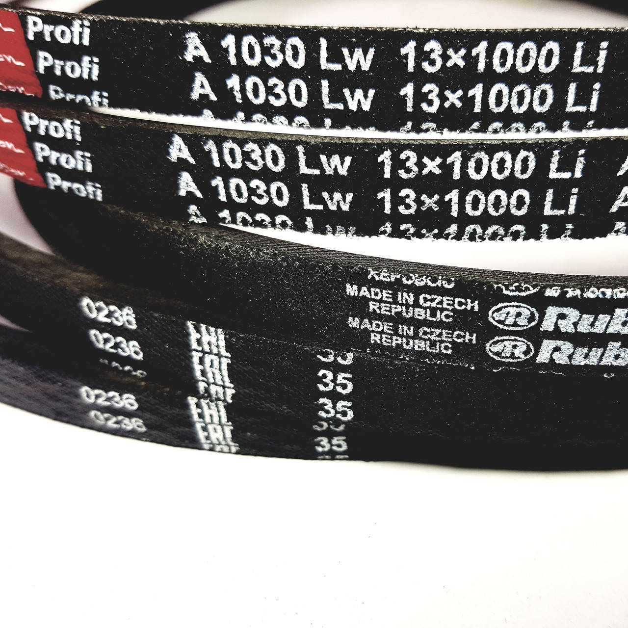 

Ремень приводной клиновой А (13х8) 1030 LW RUBENA (Чехия)