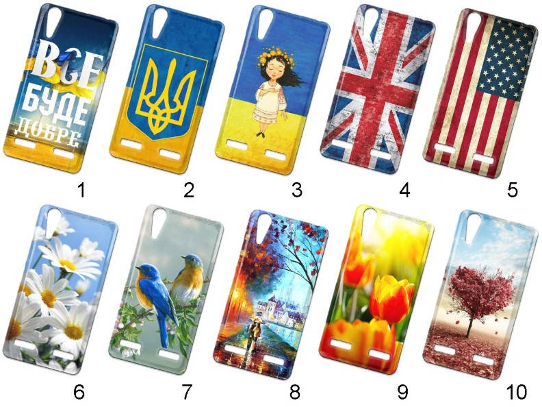 

Силиконовый чехол с рисунком для Lenovo A6010 Plus