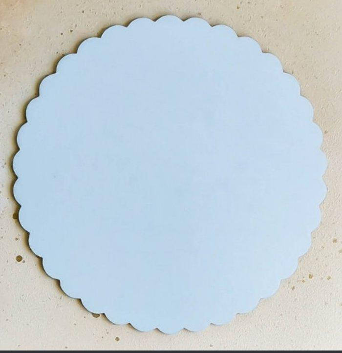 

Подложка круглая под торт волнистая 30 см ДВП