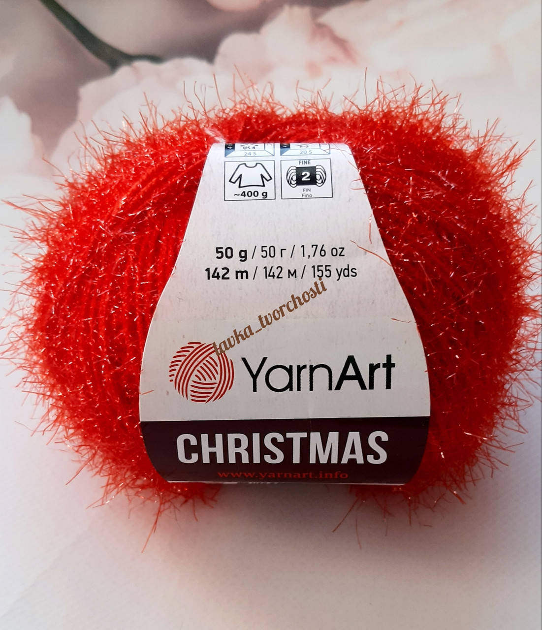 

YarnArt Christmas №11 червоний, Красный