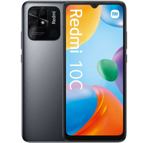 

Смартфон Xiaomi Redmi 10C 4/128 (NFC) - Graphite Gray, Темно-серый
