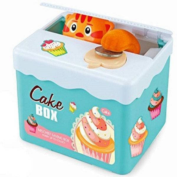 

Копилка Кот Cake Box, Бирюзовый