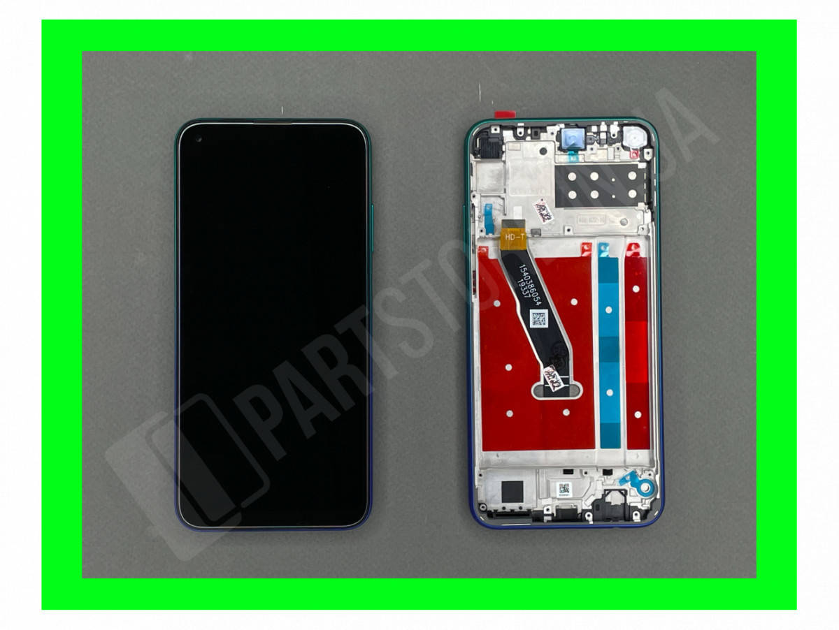 

Дисплей Huawei P40 Lite E с сенсором и рамкой синего цвета (оригинальные комплектующие), Синий