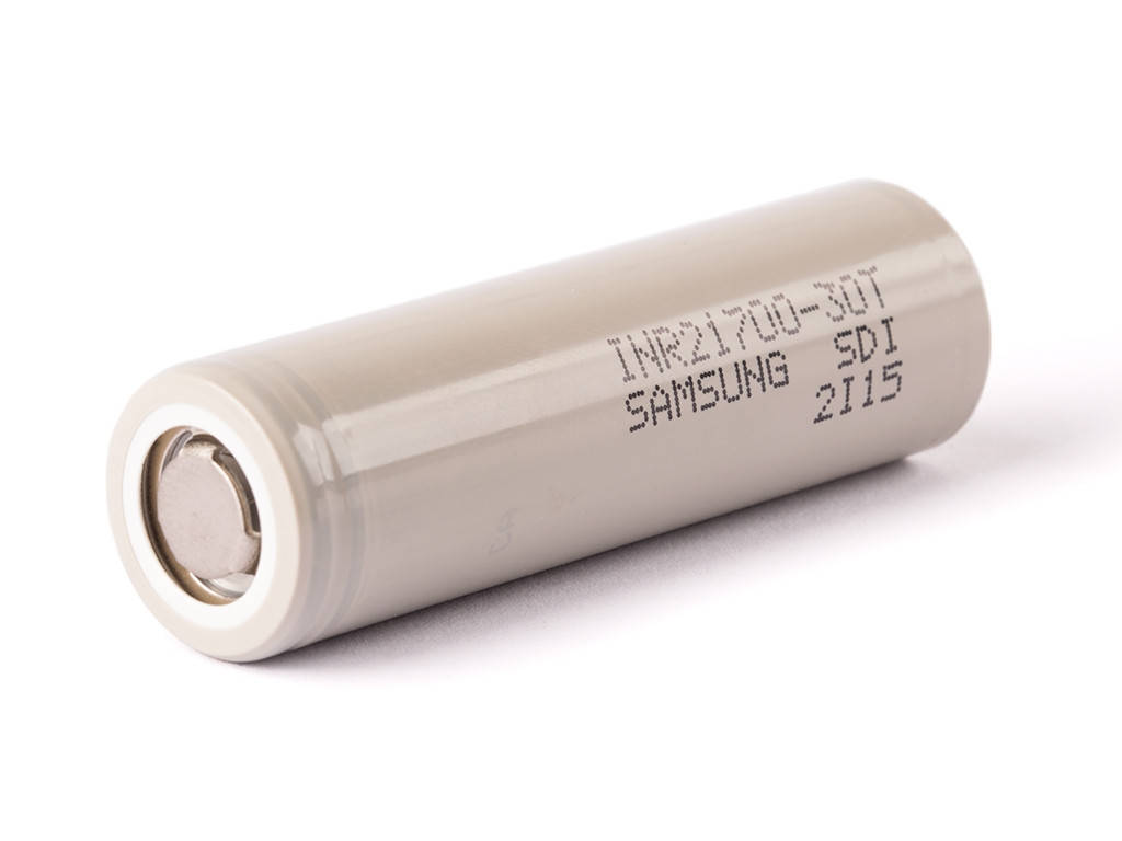 

Аккумулятор 21700 Li-Ion Samsung INR21700-30T 3000mAh 35A 4.2/3.6/2.5V