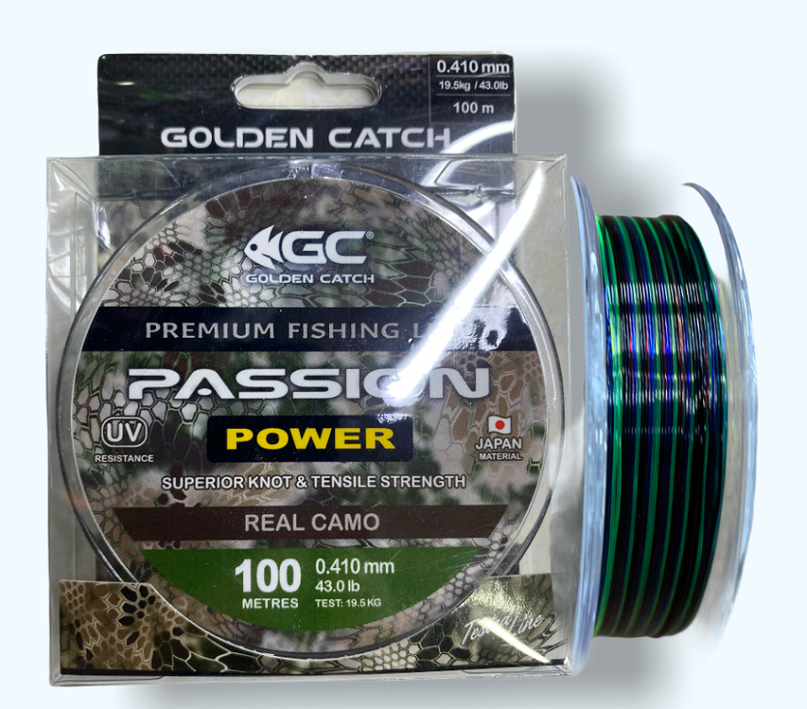 

Леска GC Passion Power 100м RC 0.370, Хаки