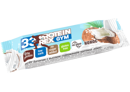 

Протеиновый батончик ProteinRex Кокос (60 грамм)