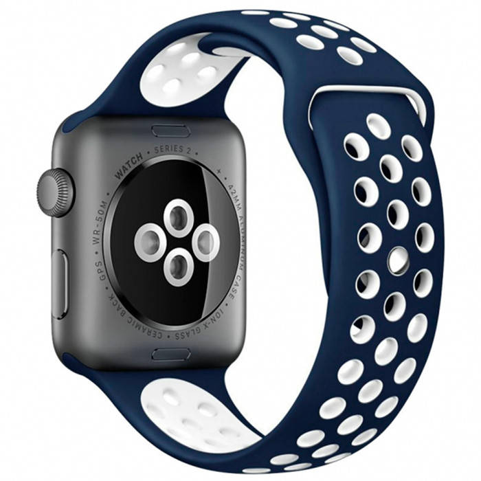 

Браслет Nike Apple Watch, ремешок силиконовый на 42/44/45 mm, №20, длина M-L