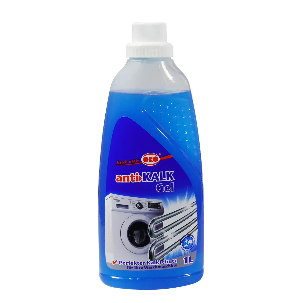

Гель для смягчения воды и устранения известкового налета стиральных машин ORO frisch-aktiv 1л
