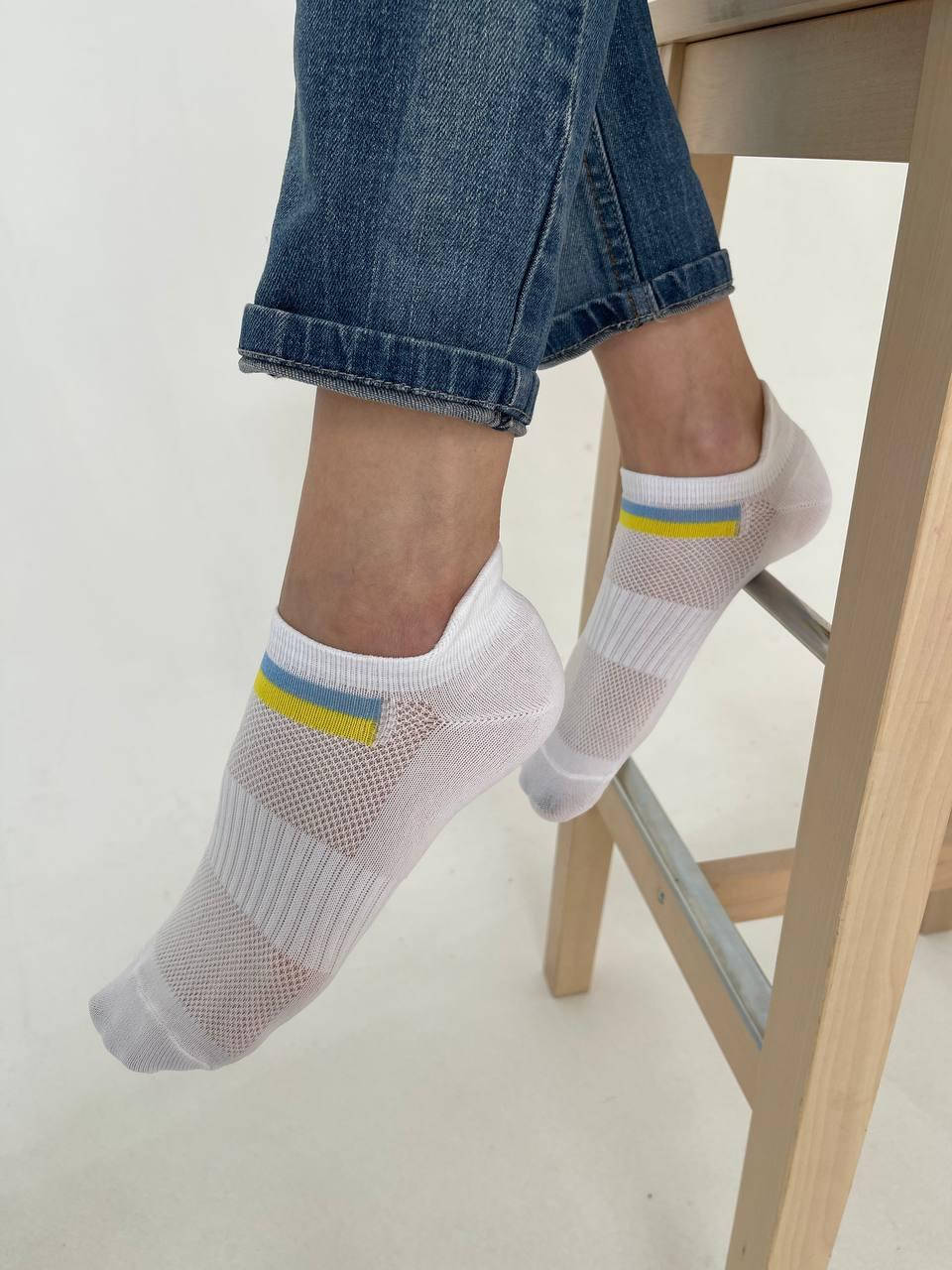 

Носочки короткие спорт р36-40, Белый