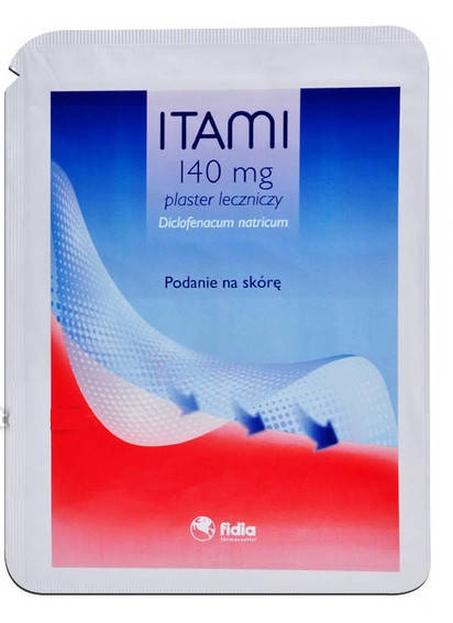 

Пластырь обезболивающий ITAMI с диклофенаком 140 мг