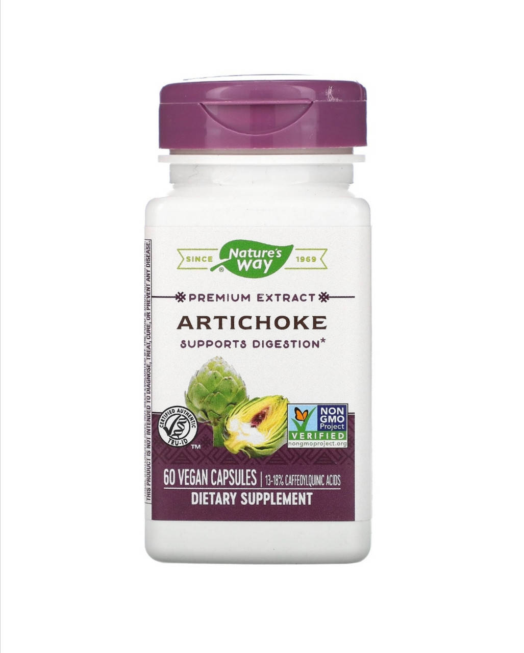 

Артишок, Nature's way 60 веганских капсул