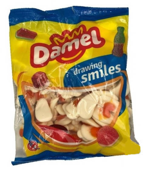 

Желейные Конфеты Яичницы Damel Fried Eggs Drawing Smiles без глютена 1 кг Испания