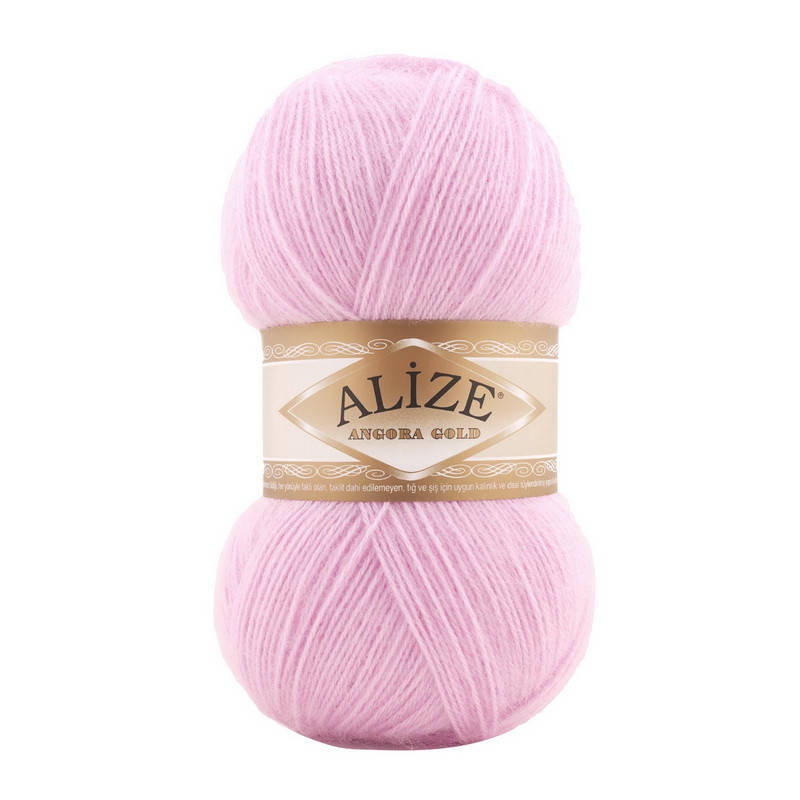 

185 Пряжа Alize Angora Gold розовый