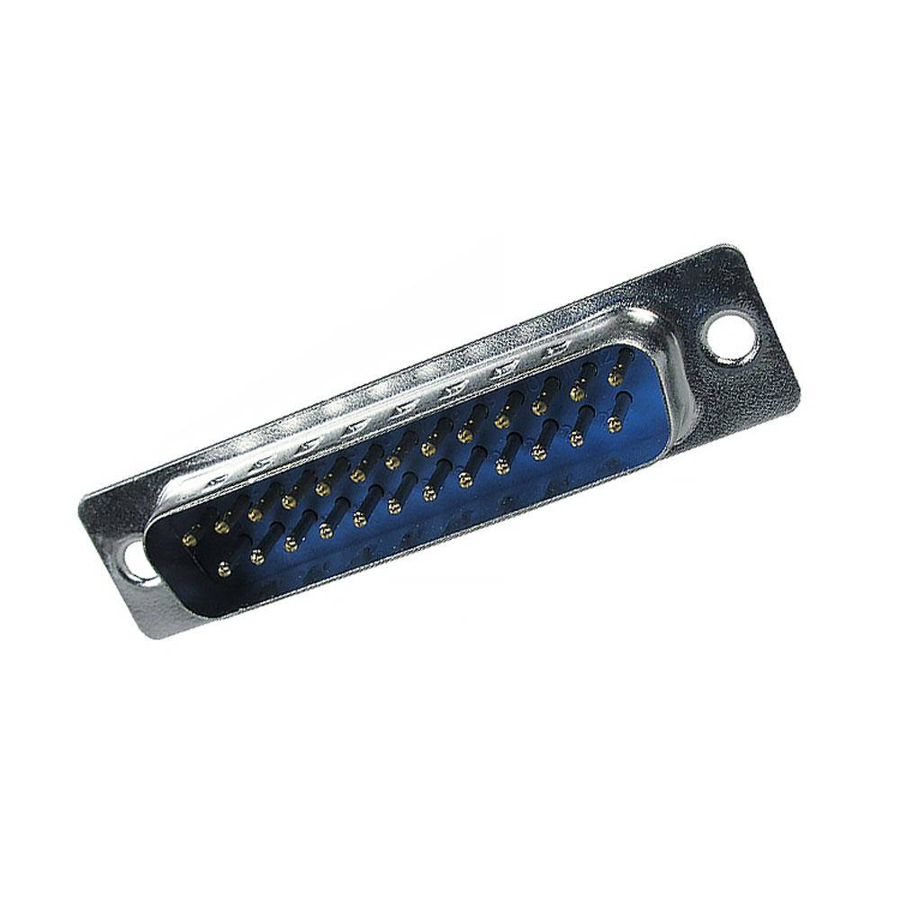 

Разъём компьютерный, штекер DB-25M, 25pin LPT (male) монтажный, пайка на кабель