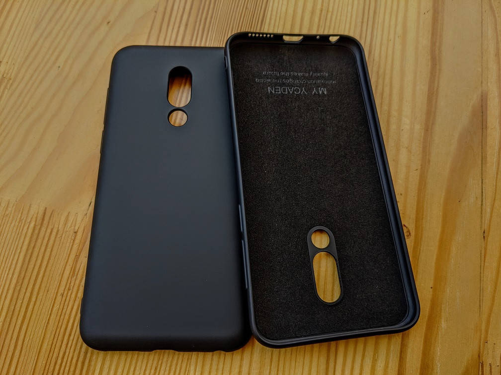 

Силиконовый чехол для Meizu 16 \ 16x M872H Черный микрофибра soft touch