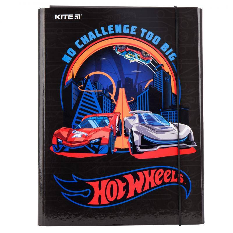 

Папка для труда Kite Hot Wheels A4+ на резинке HW19-213