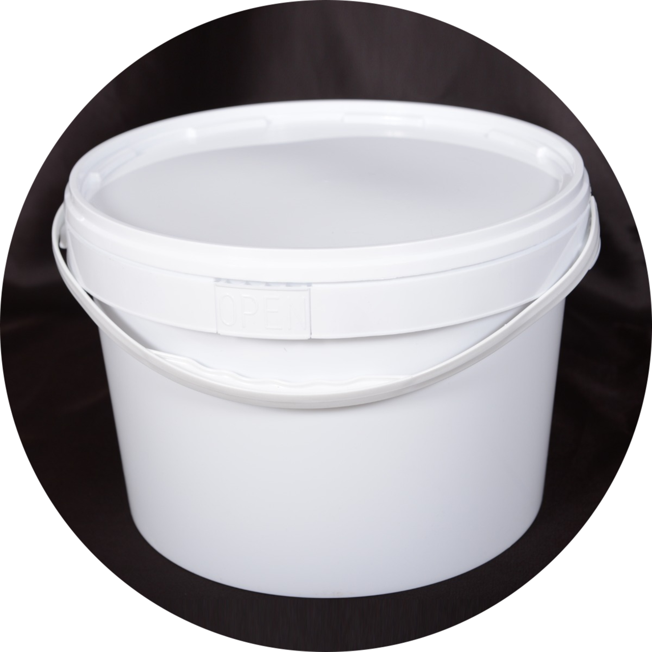 

Ведро пластиковое пищевое 16 л. Смотрите опт цены!, Белый