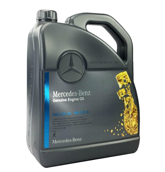

Оригинальное моторное масло Mercedes-Benz Engine Oil 5W-40 229.5 5л (A000989920213)