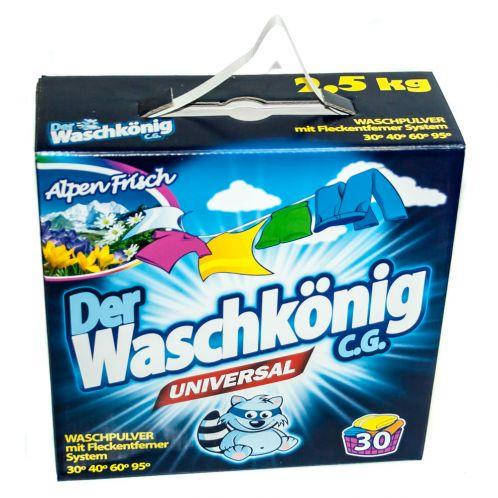 

Стиральный порошок WASCHKONIG UNIVERSAL Alpen Frisch 2,5 кг 30 стирок
