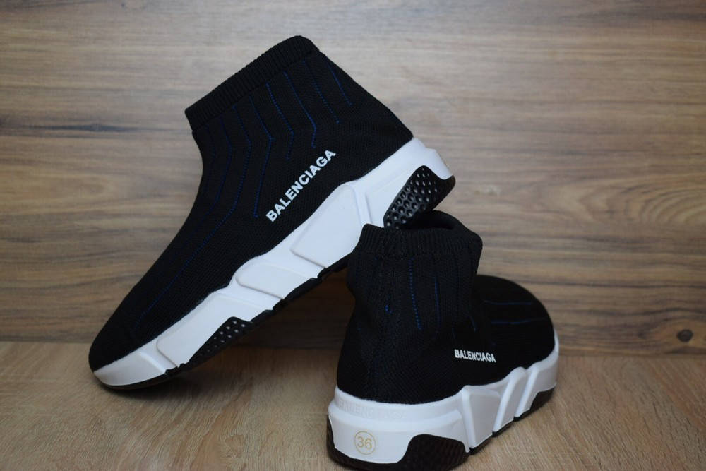 

Женские кроссовки чулок Balenciaga Speed Triner Low, Черный