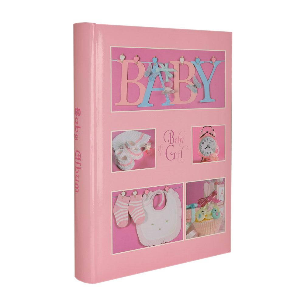 

Альбом детский на 300 фото 10х15 см Baby Girl, Розовый