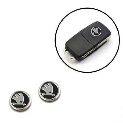 

Логотип наклейка на выкидной ключ Skoda New 14mm