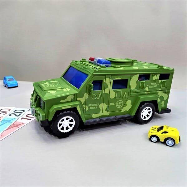 

Военная машинка сейф копилка Military