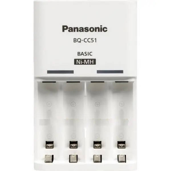 

Зарядноe устройство для аккумуляторов типа АА или ААА Ni-MH BQ-CC51Basic Charger PANASONIC