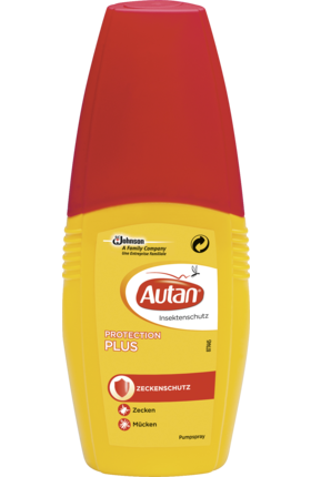 

Autan Insektenschutzspray Protection Plus Zeckenschutz - Спрей для защиты от клещей и комаров, 100 мл