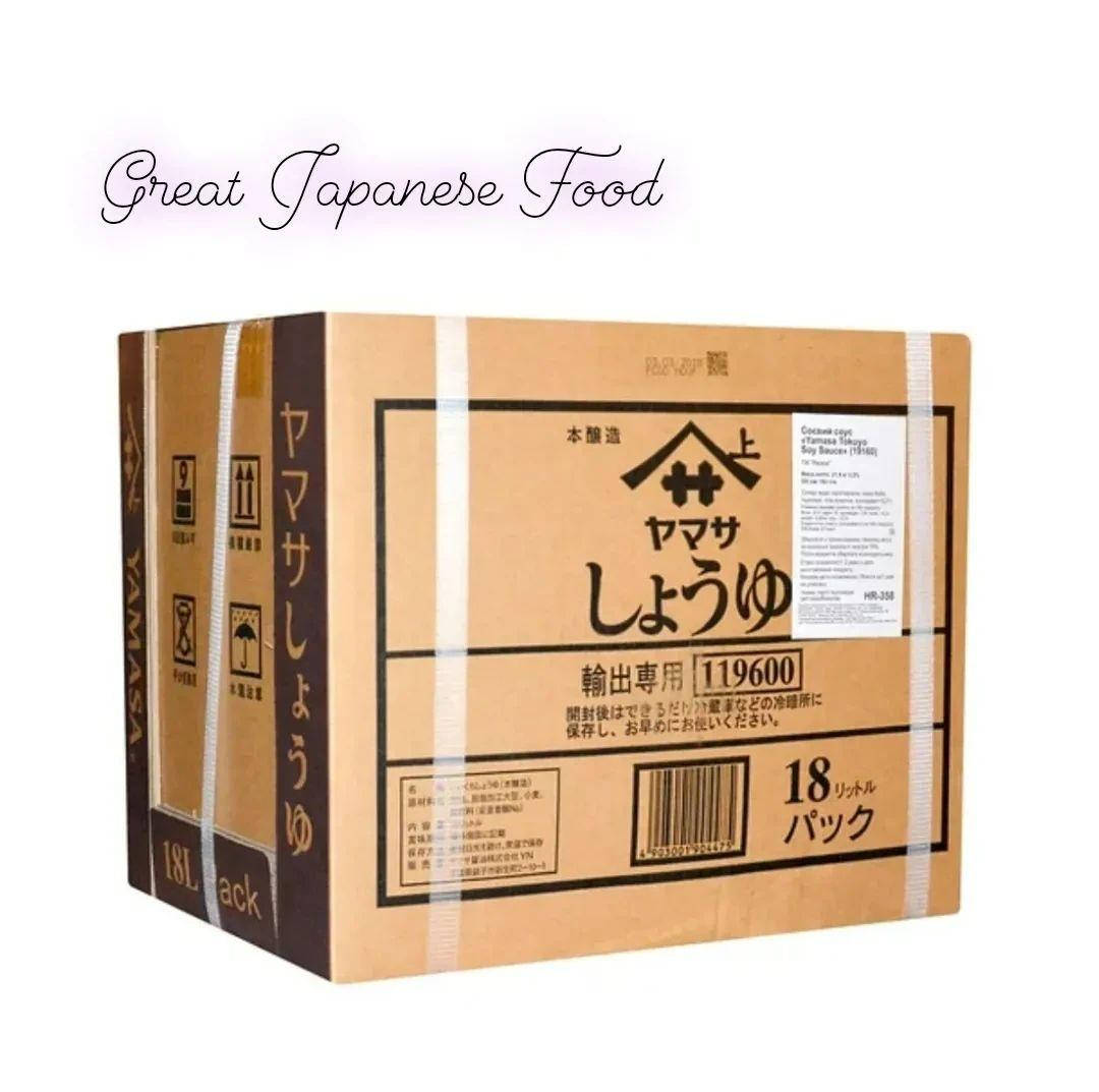 

Настоящий Японский Соевый Соус Yamasa Tokuyo Soy 18 л