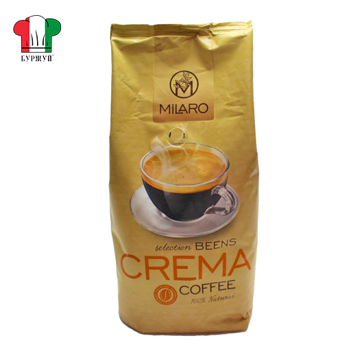 

Кофе зерновой Milaro crema 30/70 1кг