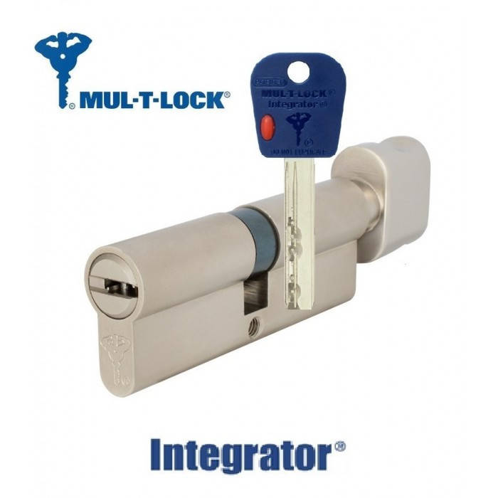 

Цилиндр Mul-T-Lock Integrator 70мм 35x35Т (ключ/тумблер) язычок никель сатин 5 ключей