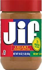 

Арахисовая паста Jif cremy peanut butter 454g