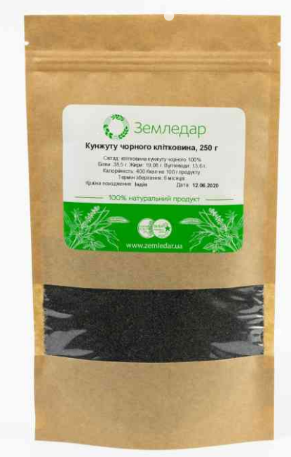 

Клетчатка чёрного кунжута 250г