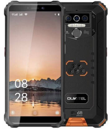 

Смартфон Oukitel WP5 Pro 4/64GB Orange, 13+2+2/5Мп, 5.5" IPS, 2SIM, IP69K, 4G, 8000мА, Helio A25, Оранжевый